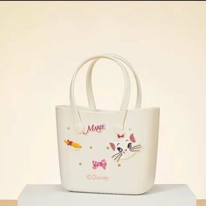 Disney Cream Marie Tote with Pink Accents
